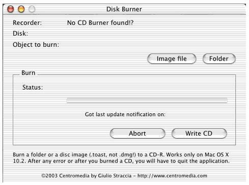 burn software for mac lion