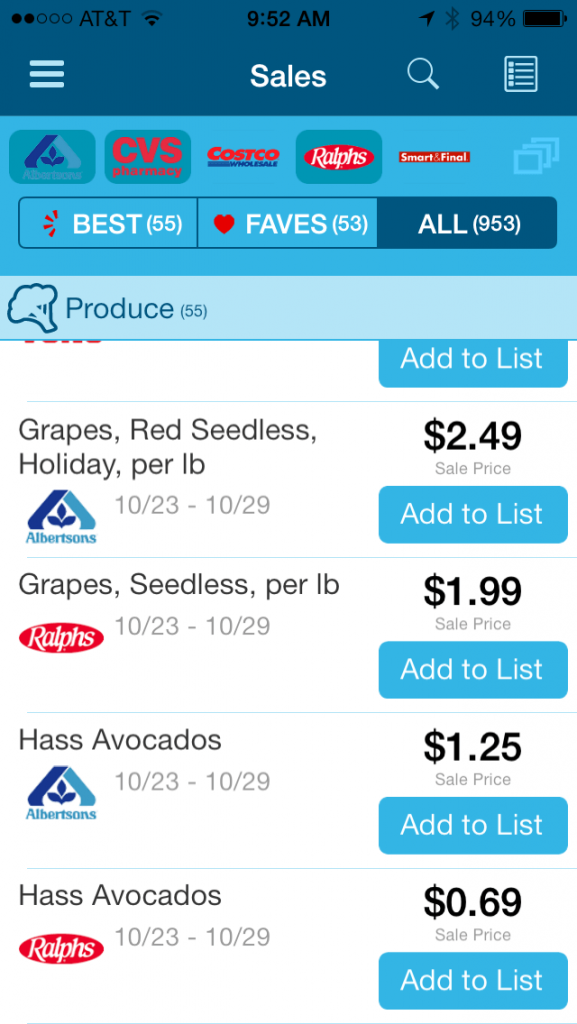 Favado- best grocery apps
