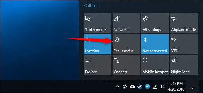 How to Enable the Focus Assist Feature on Windows 10-2