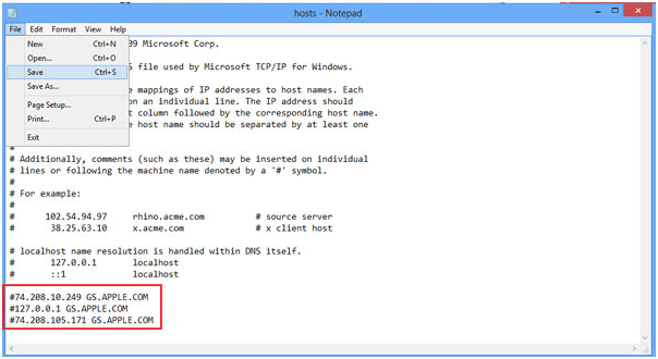 Modify your hosts file-6