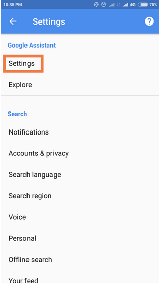 Google Assistant head.