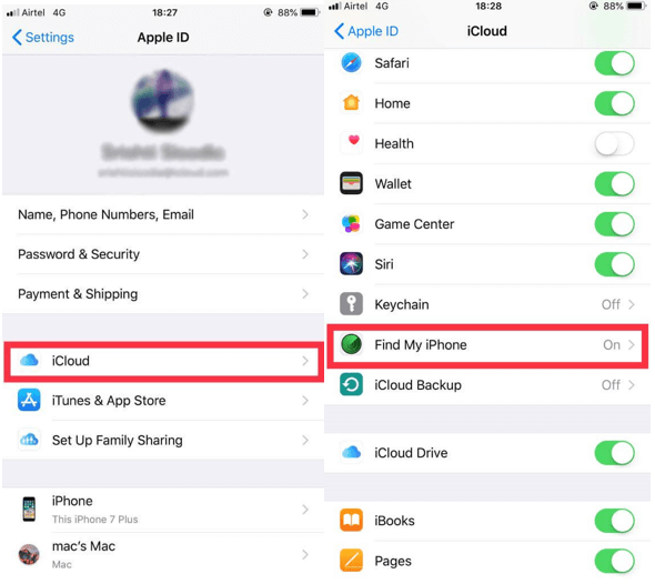 find my iphone turn off without password
