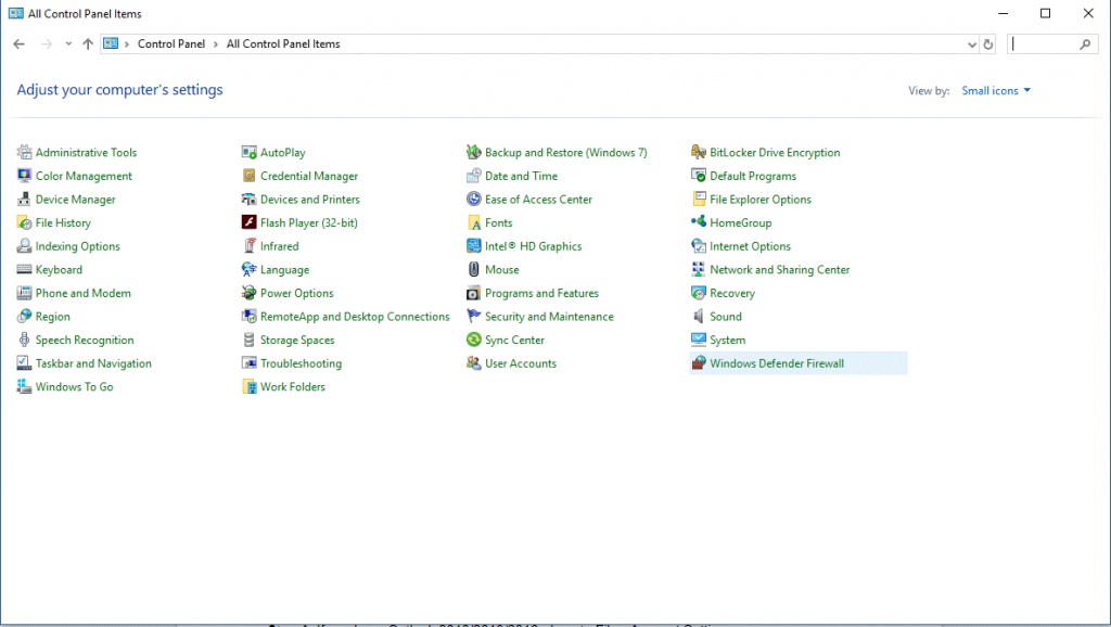 Turn Off Firewall & Windows Defender 2