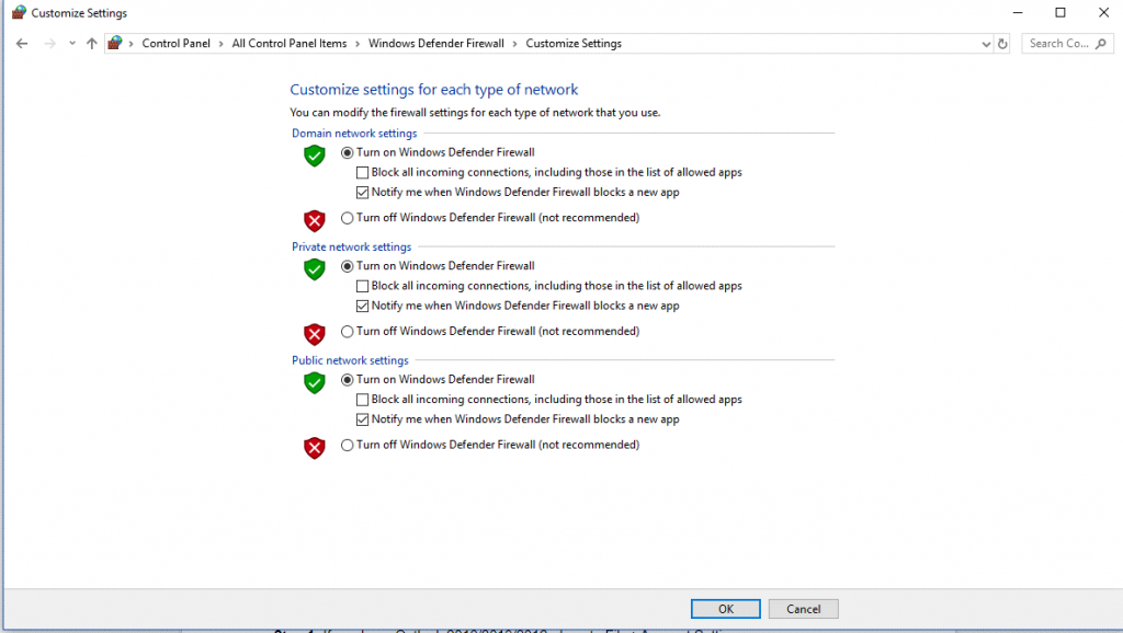 Turn Off Firewall & Windows Defender 4