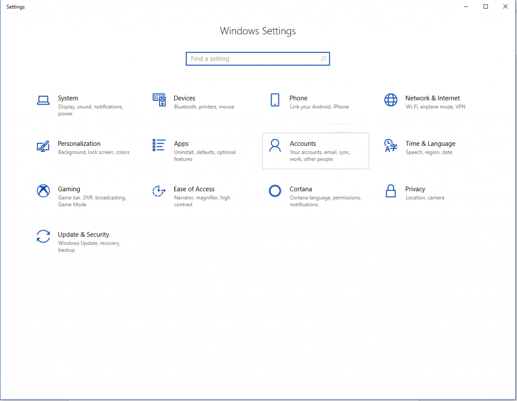 Use Settings To Change User Account Type 1