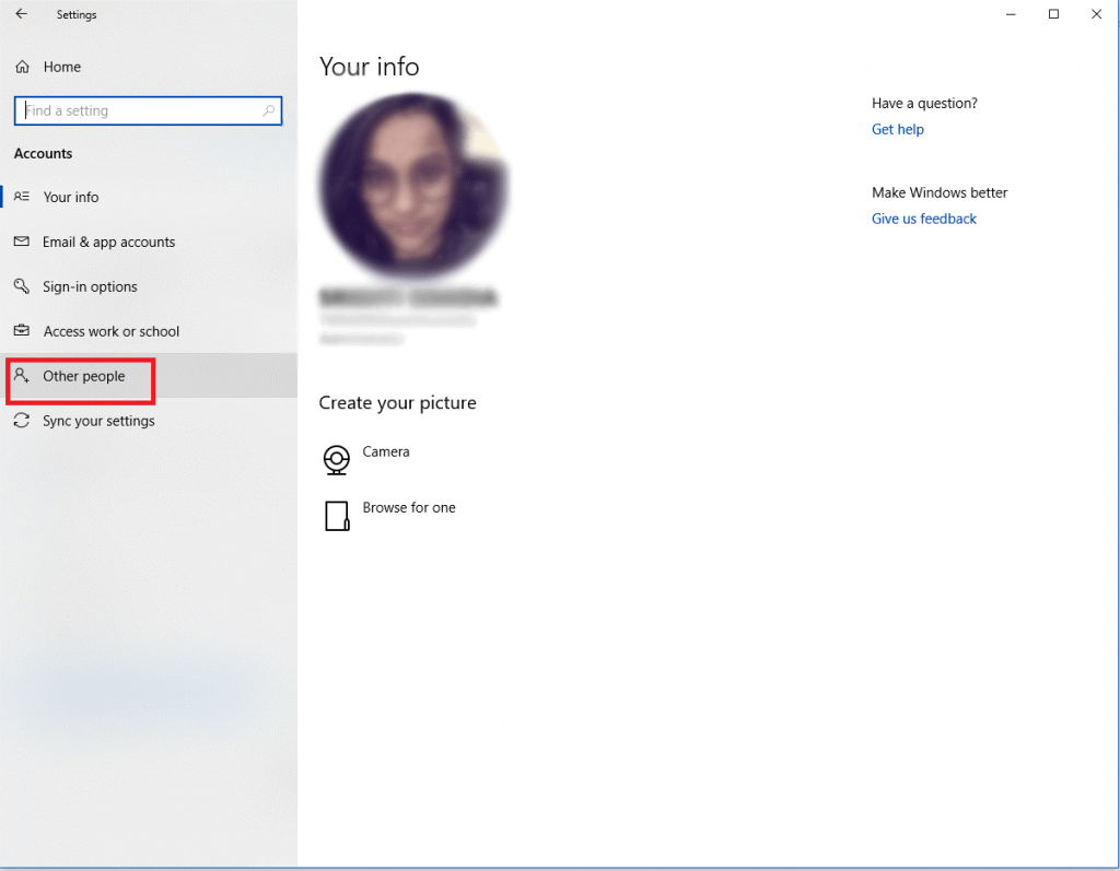 Use Settings To Change User Account Type 2