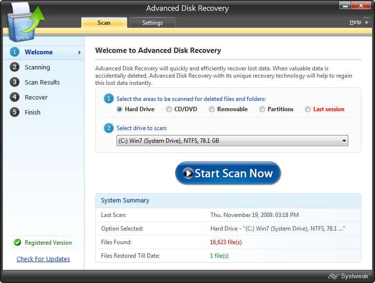 Use Third Party Recovery Tool