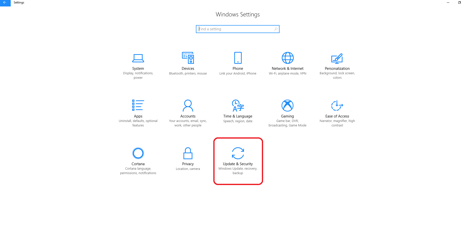 Update & Security