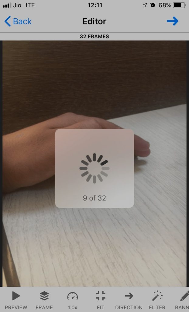 capture burst shot from your iPhone