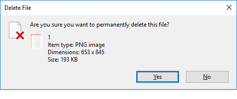 easiest way to delete permanently delete files