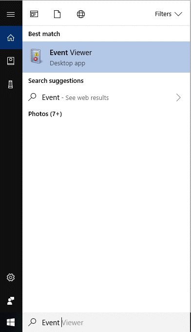 event viewer for outlook error