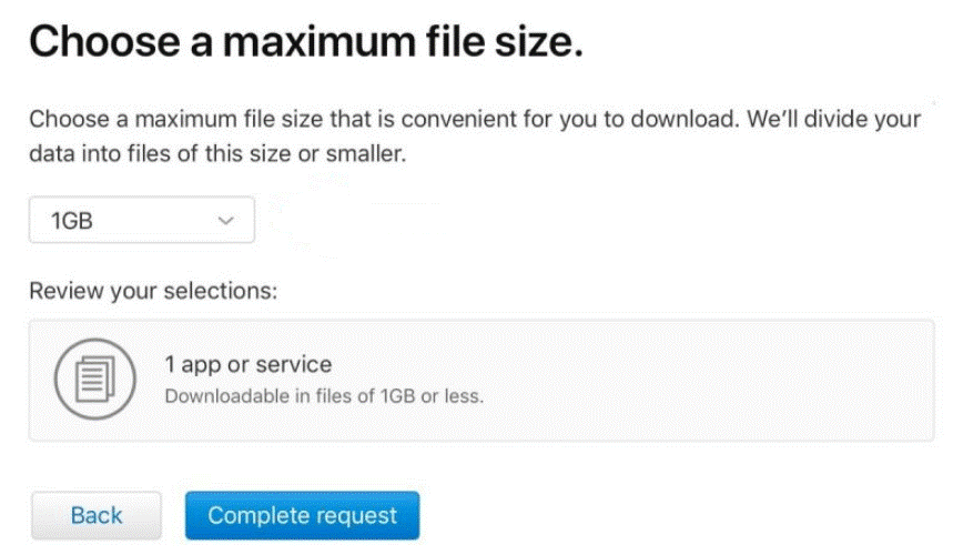 maximum file size