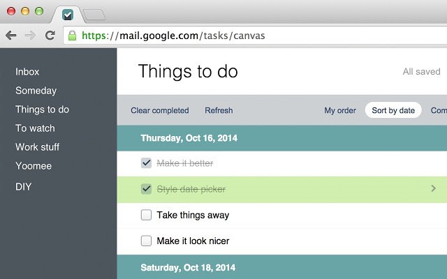 Google Tasks material design