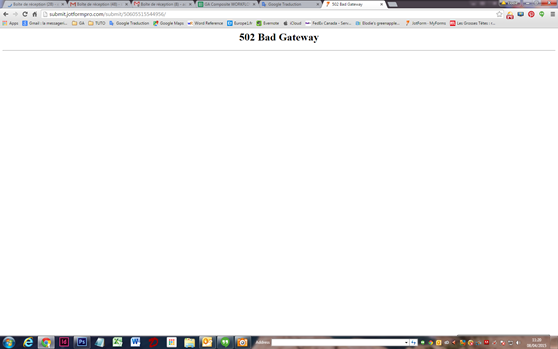 502 Bad Gateway