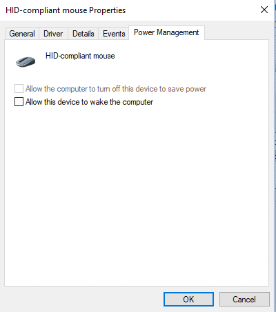 Disable the option- Allow Device To Wake Computers -5