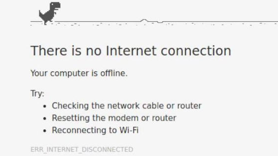 Ошибка net err internet disconnected на телефоне