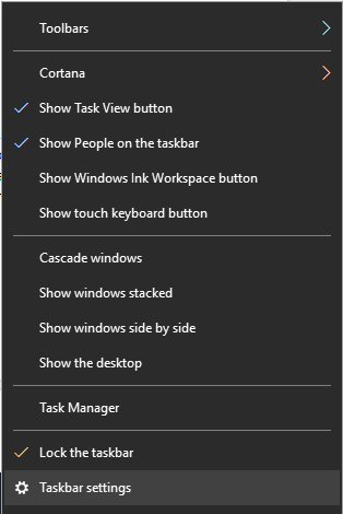 Hide the Taskbar on Multi-Displays-2