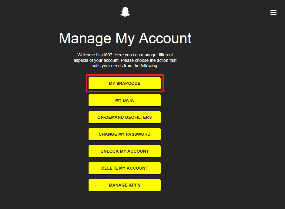 Manage my account