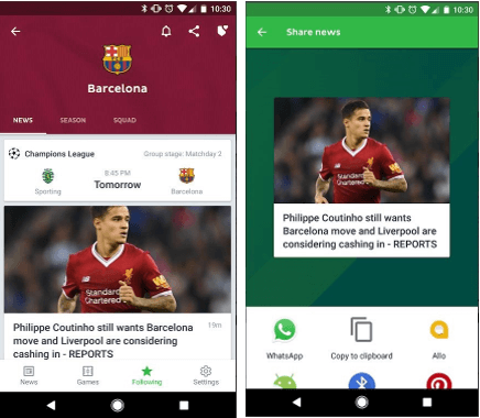 OneFootball- FIFA 2018 apps