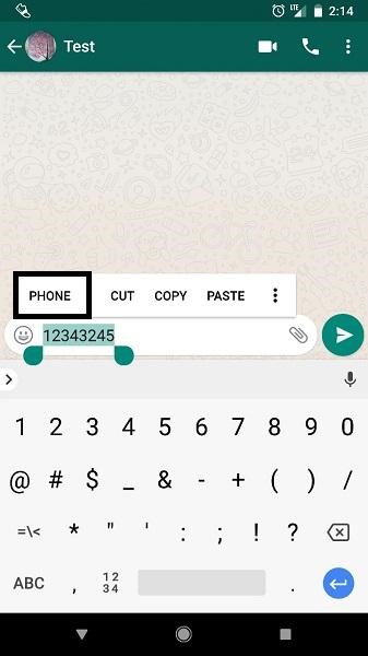 Smart Text Selection phone app