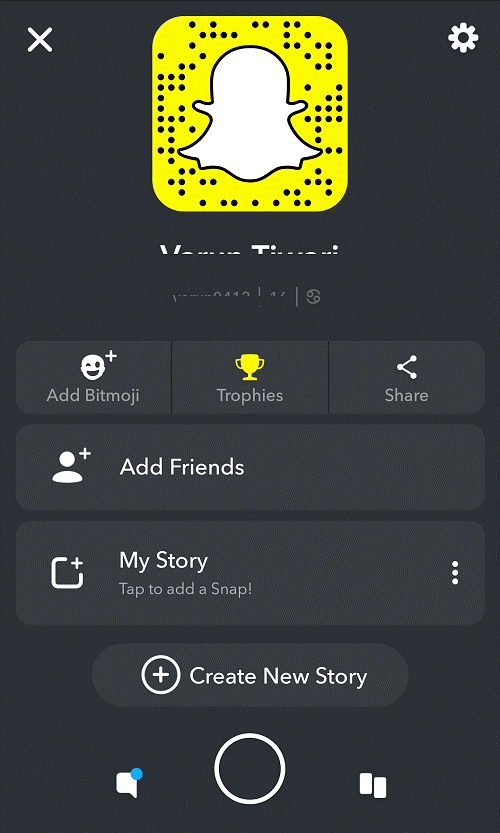 Snapchat Profile 