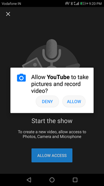 allow for record video