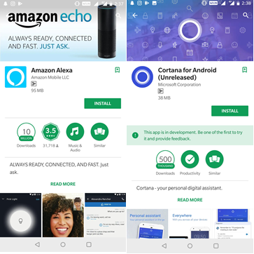amazon and cortana
