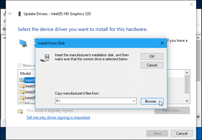 driver installation error-7