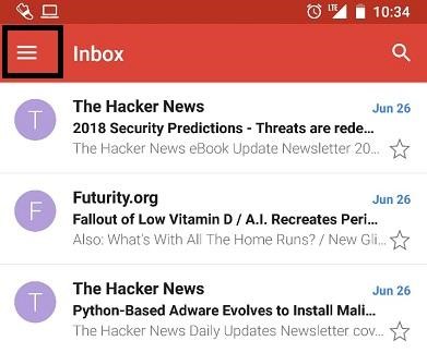 gmail inbox settings