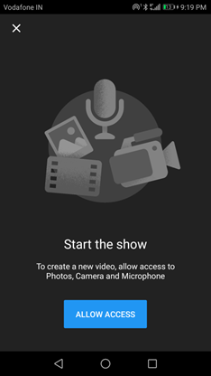 start the show youtube upload