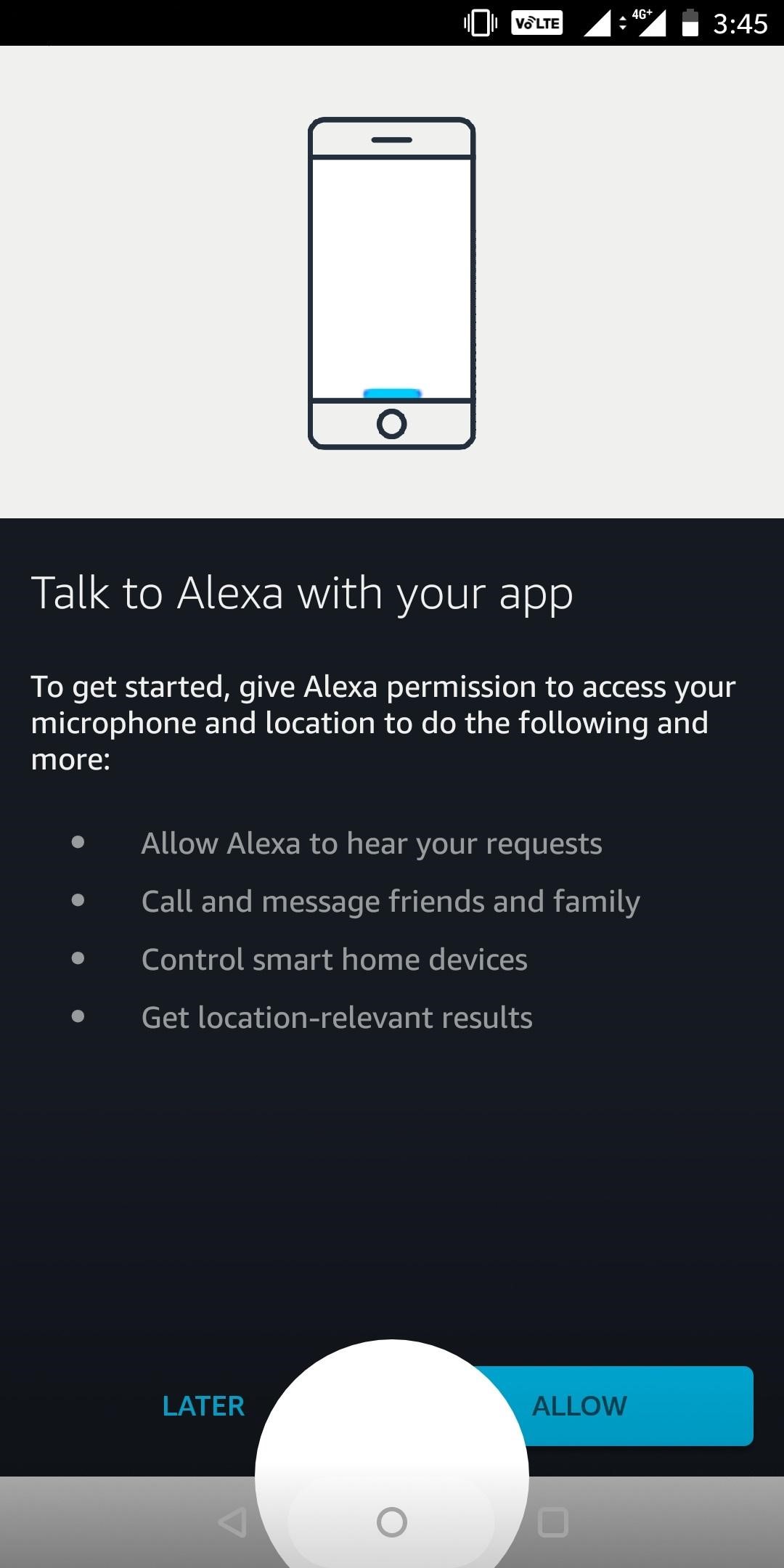 talk to alexa with app