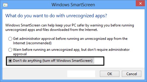 SmartScreen Windows 10