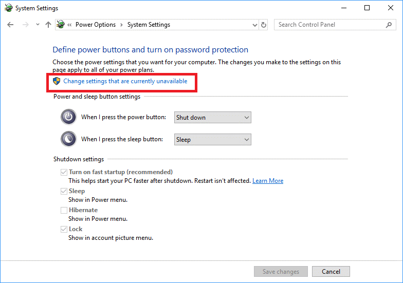 Change Turn on Fast Startup Setting-3