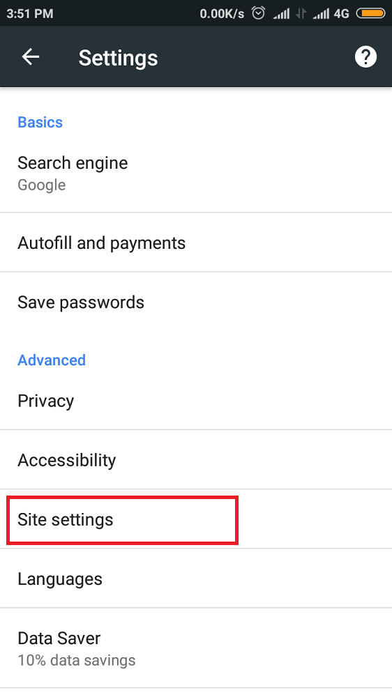 Check Site Permissions