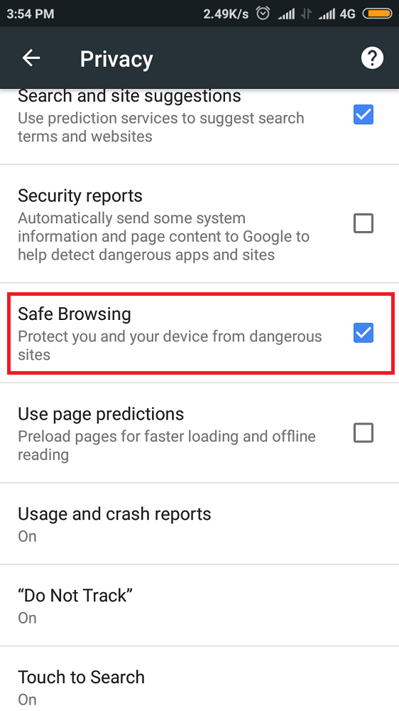 Enable Safe Browsing-1