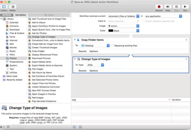 How to create custom Quick Actions in Mojave-6