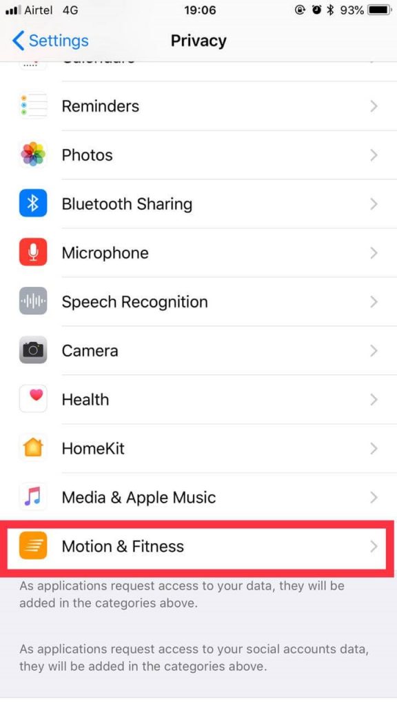 Motion & fitness