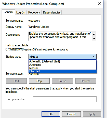 Play with Windows Update option