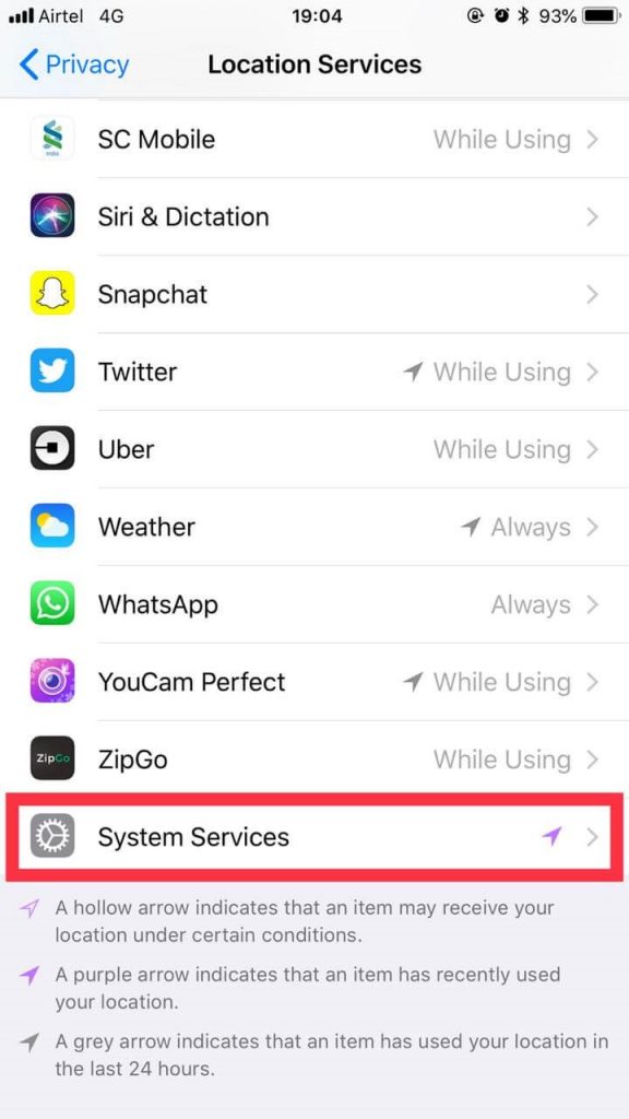 System Services