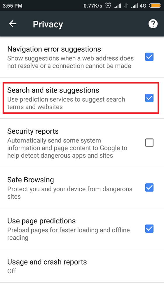 Turn Off Prediction Services-1