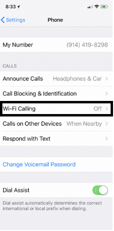 Wi-fi calling