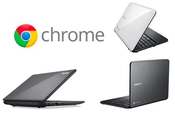 chromebook on various