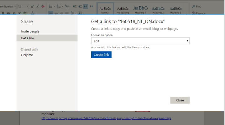 one drive files on cloud