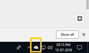 one drive on windows 10