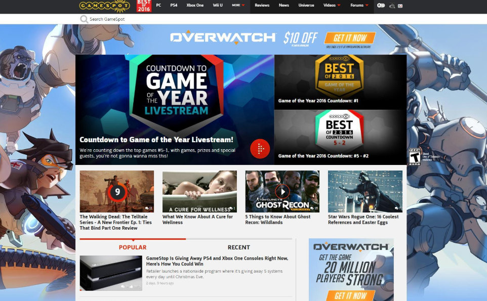 best video game review websites