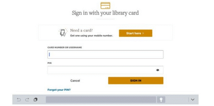 Enter The Library