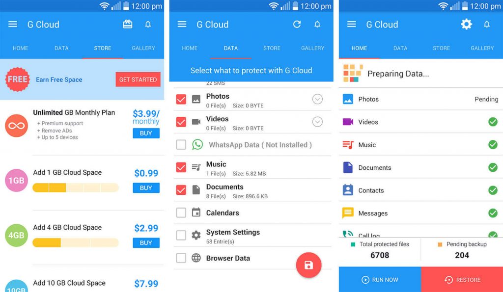 G Cloud Backup