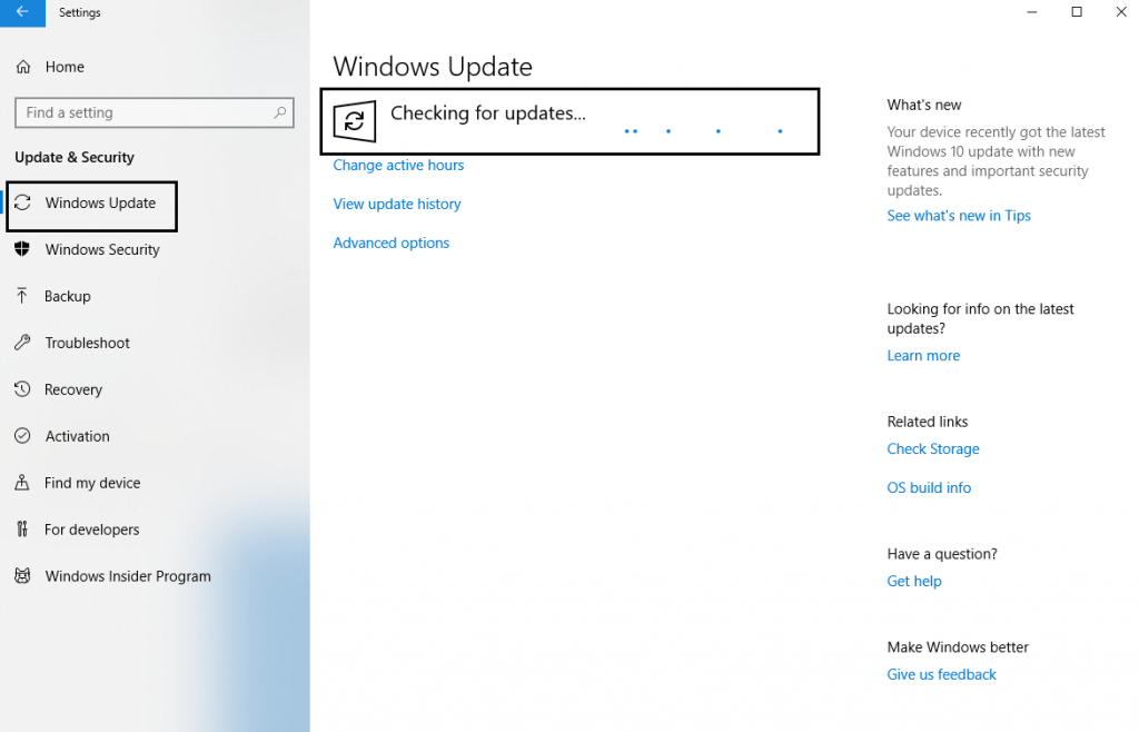 Run Windows Update