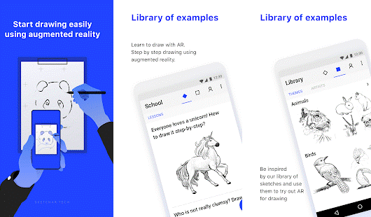 Как пользоваться приложением sketch ar