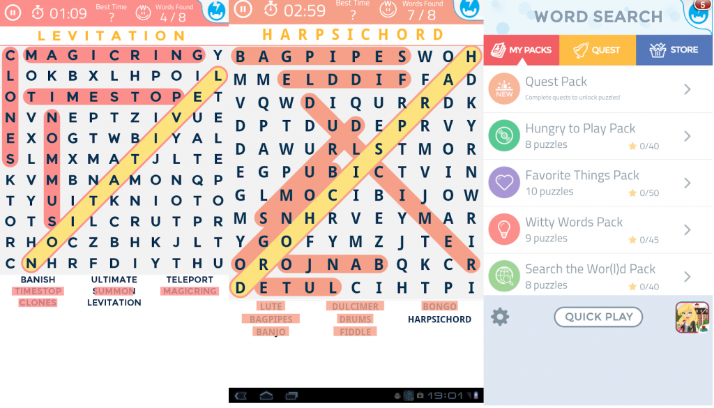 Word Search Puzzles